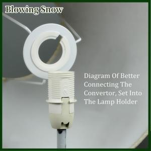 Blowing 10Pcs E27 To E14 Lampshade Lamp Light Shades Socket Reducing Ring Adapter Washer