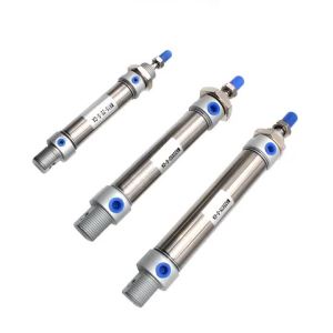 MA16/20/25/32/40 Series Stainless Steel Magnetic Ring 25-500Mm Stroke Double Acting Small Pneumatic Air Cylinder