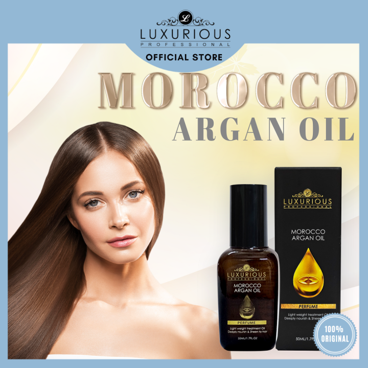 LUXURIOUS PROFESSIONAL MOROCCO PERFUME ARGAN OIL HAIR SERUM 50ML Lazada