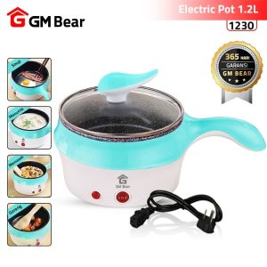 GM Bear Alat Memasak Panci Listrik 1.2L 1230-Cooking Pot Electric 1.2L
