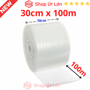 Cuộn xốp nổ bọc hàng xốp hơi bọc hàng bóng khi gói hàng rộng 20-30-40-50-60cm dài 100m