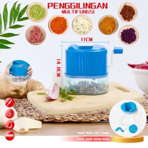 Pencacah Perajang Bawang Manual-Otomatis Gilingan Kopi Meat Mincer Penggiling Daging Sayuran Bumbu
