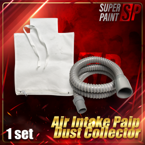 5 Inch Air Sander Dust Bag + Vacuum Hose Dust Collector Attachment Pneumatic Orbital Sander Car Polisher Accessories