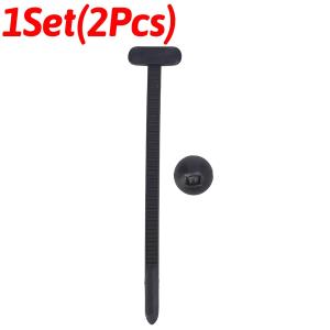 【🔥Low Price】80Pcs Automotive Fastener Buckle Self-locking Universal Nylon Cable Tie Quick Install Car Fender Liner Retainer Bumper Trim Panel Clip