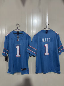 In stock 2026 new NFL Tennessee Titans embroidered football jersey 1 # WARD Europe and America