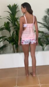 2022 European and American New Bikini Swimsuit Female Split High Waist Printing bikini Swimsuit ㏇L0514