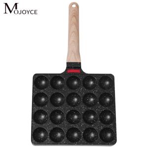 กระทะเทคโอะยากิไม่ติดไฟ 20 หลุม สำหรับทำลูกชิ้นปลาหมึก กระทะย่างบากิ้งเทมพร้อมเคลือบกันติดง่าย ทนทาน เหมาะสำหรับอาหารญี่ปุ่น