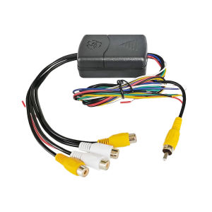 EKLEVA 4 Cameras In 1 Video Control Image Combiner Channel Converter Box for Car Driving System Front Rear Left Right View