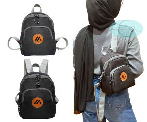 Tas Punggung Stylish Backpack Kecil Wanita Mode Tas Bahu untuk Remaja Perempuan Ransel Ringan Wanita Cantik Kualitas Tinggi MN4004 Ransel sekolah - Kuliah - Traveling