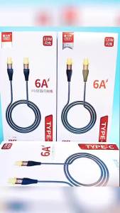Olike PD Mobile phone data cable 6A Fast charging cable 120W Applicable TYPE-C Interface 1.2 Rice Noodles