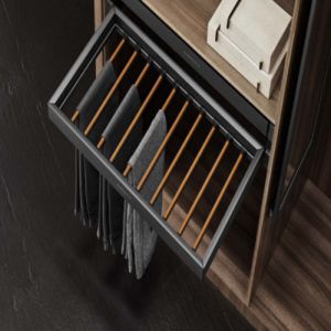 Giá Vắt Quần Âu Eurogold - Ray Giảm Chấn - Dòng EUA41 - Inox Độ Bền Cao - Chịu Trọng Tải Lớn - Hàng Chính Hãng