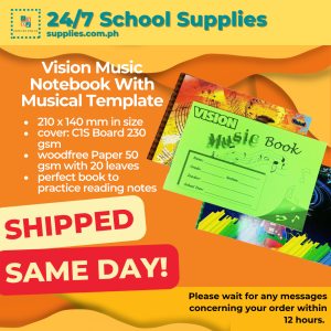 Music Notebook Vision With Musical Template