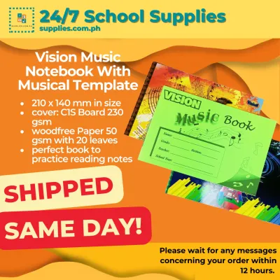Music Notebook Vision With Musical Template