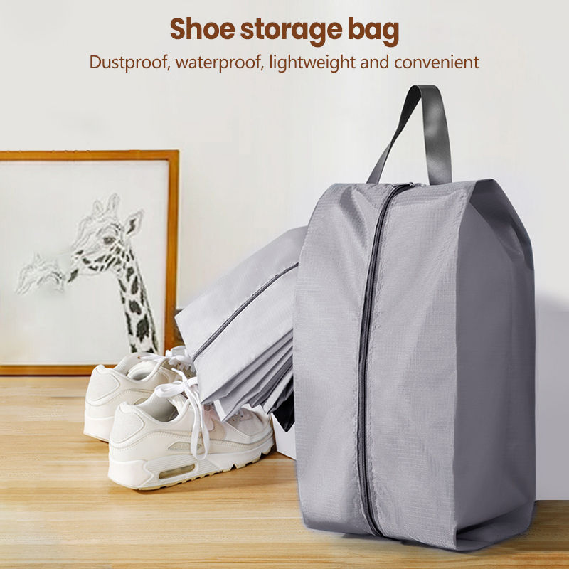 Sac de rangement pour chaussures pliable et étanche, pochette de rangement portable pour chaussures de sport et de voyage
_voghion.com