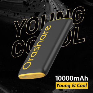 Orashare O10 10000mAh Powerbank Slim and Lightweight Fast Charging Power Bank Micro/ Type-C Input USB Output Stylish Portable Powerbank Li-polymer Battery Powerbank Original for HUAWEI Samsung Xiaomi OPPO vivo realme  (powerbank original brand)