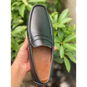 Giày Loafer - Giày Tây Lười Nam HT.NEO Da Bò Cao Cấp Thiết Kế Quai Da Gắn Kim Loại Kiểu Dáng Sang Trọng Lịch Sự GM03