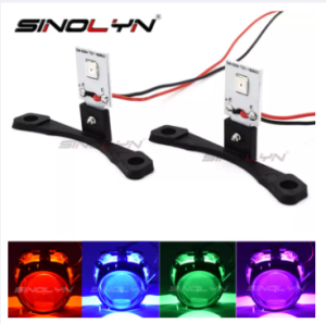 Sinolyn LED Devil Eyes Demon Evil Eye DRL LED Module For Headlight Projector Lens Retrofit DIY Red Blue Yellow White Green Car Styling