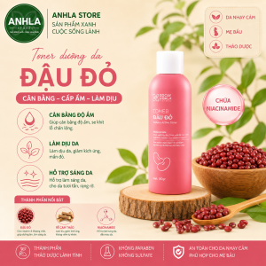 Toner Đậu Đỏ Cỏ Cây Hoa Lá 150gram - Dưỡng Ẩm Cân Bằng PH Dưỡng Sáng Da