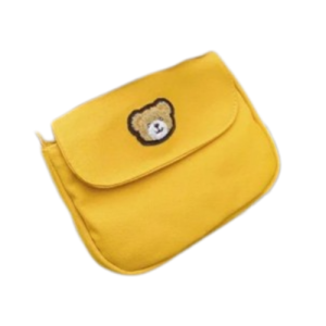 TASNOVAKU - Tas Selempang Wanita Teddy Bear Besar Mini Slingbag Kanvas