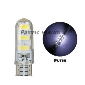 LAMPU SEIN JELLY KEDIP T10 12 VOLT 6 LED 6 MATA 1 SET / SEPASANG