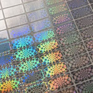 Tem chống giả hologram 7 màu 1x2cm combo 1.000c