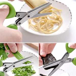 Gunting 5 Lapis - Gunting Dapur Sayur Gunting Kertas Serbaguna 5 Layer