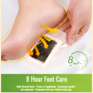 【Hot Sale】Premium Natural Foot Patches Reducing Sugar Foot Patch Stress Relief Help Sleep Cleansing Detox Foot Pads 降糖排毒足贴