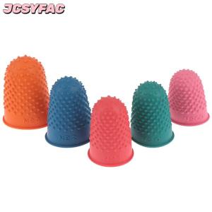 JCSYFAC 5 cái đếm nón cao su thimble bảo vệ may quilter đầu ngón tay thủ công