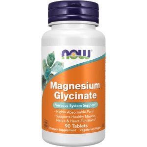 NOW Magnesium Glycinate Hỗ Trợ Chức Năng Cơ Bắp Hệ Thần Kinh Sức Khỏe Tim Mạch Xương Giấc Ngủ - Hỗ trợ chuyển hóa năng lượng: Magie là khoáng chất cần thiết cho nhiều phản ứng enzyme liên quan đến quá trình tạo năng lượng và chuyển hóa dưỡng chất.