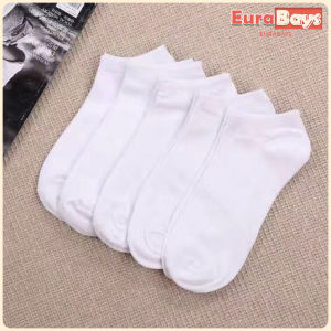 E.B. Mens Cotton Socks Invisible Socks Foot Socks For Men 3 Colors Black/White/Grey