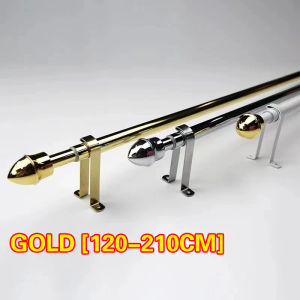 【Buy 2 Take 2】Extendable Curtain Rod Set With Holder Metal Curtain Rod Adjustable With Bracket Curtain Rods Heavy Duty Curtain Rods for Windows Curtain Rods for Bathroom Toilet Curtain Rod for Shower Curtain Rod for Door Curtain Rod Kitchen Lababo Sink