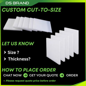 PP / Polypropylene Sheet White Custom Cut-to-Size / 中文 / DS Brand