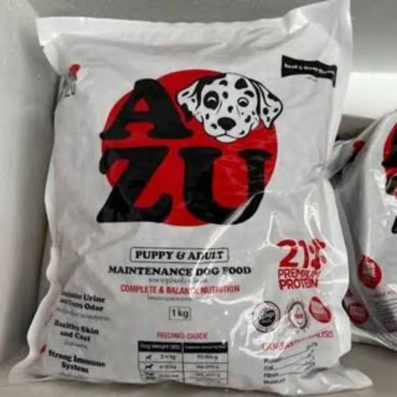 AZU Dog food for PuppyAdult 1kg Original Packaging Lazada PH