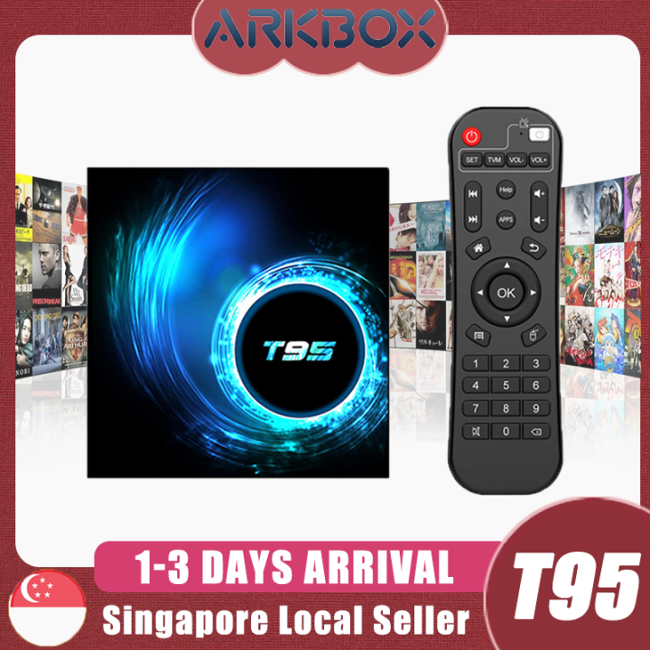 【Singapore Spot】New T95 4GB+128GB Android 10 Bluetooh And Wifi Smart Tv ...