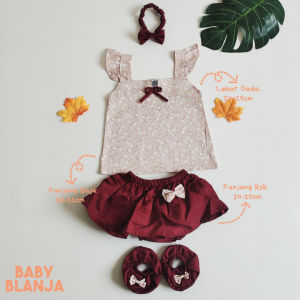 Baju Bayi Perempuan 6 12 Bulan Nayyira Set