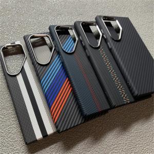 【Super low price】For Magsafe Kevlar Carbon Fiber Pattern Thin Case for Samsung Galaxy S26 S25 Ultra S24 Plus Magnetic Shockproof Color PC Cover