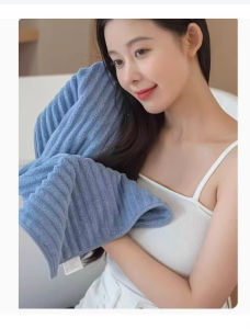 Khăn nhung san hô thấm nước và không đổ xơ rửa mặt và tắm khăn lau tay dày khô nhanh khăn tắm khăn mặt khăn lau đầu