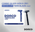 Combo 100 cây dao cạo râu 2 lưỡi DORCO TD 702.