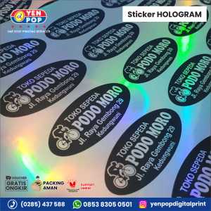 Sticker Hologram A3+ I Cetak Sticker Hologram A3+ I GOLD A3+ I SILVER A3+ KISS CUT / DIE CUT