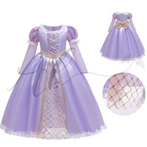 Angel Baby Kids Princess Rapunzel Costume Cosplay Budak Princess Rapunzel Gaun Kostume