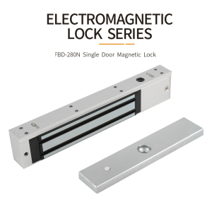 AnSmart 280KG 600Lbs Magnetic lock single door magnetic lock electromagnetic access control lock wholesale wooden iron glass door