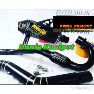 Knalpot norifumi crf rocket 4 black untuk klx/dtracker/wr155 DLL
