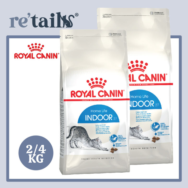 Royal Canin Indoor 27 (2kg/4kg) Original Pack Cat Dry Food | Lazada