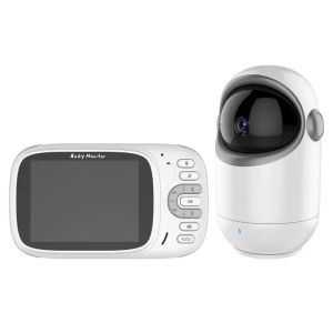 2024 New Smart Baby Monitor 4.3inch PTZ LCD Video Surveillance Bebe Camera Temperature Infrared Night Vision Maternal Intercom