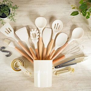 Utensil Set Peralatan Masak Spatula & Sutil Idealife IL-172A