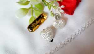 Hijabnur1 -Sepasang  Anting Klip Hijab  - Anting Jepit Hijab Handmade