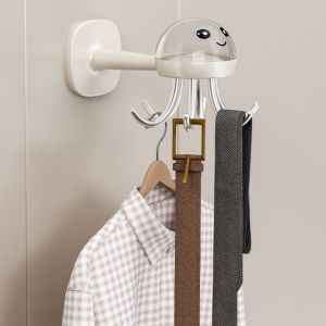 Six-claw Hook Cute Octopus Shape Kitchen Punch-free Hook Bathroom Towel Storage Hook