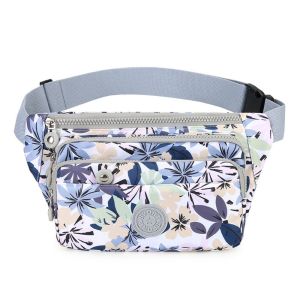 MINATE Đầy màu sắc Túi đeo chéo ngực Nhiều túi In hoa Túi Ngực Nữ Đa năng Sức chứa lớn Ba lô dây đeo