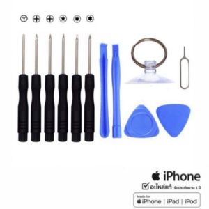 ชุดไขควงไอโฟน 12 ชิ้น / ถอดประกอบมือถือ iPhone / Samsung / IOS / Android / เปลี่ยนแบต / จอ / ซ่อมมือถือ / ScrewDriver / Repair