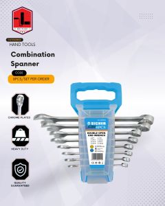 SICHER by L26 8PCS DOUBLE OPEN END WRENCH / COMBINATION SPANNER SET 6-20mm